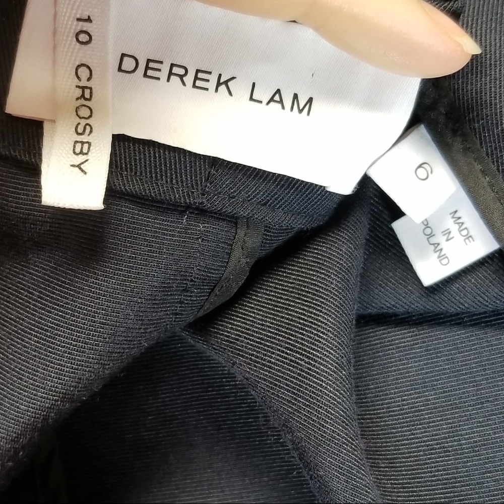 10 Crosby Derek Lam Navy Blazer Gold Button Size 6 - Picture 5 of 8